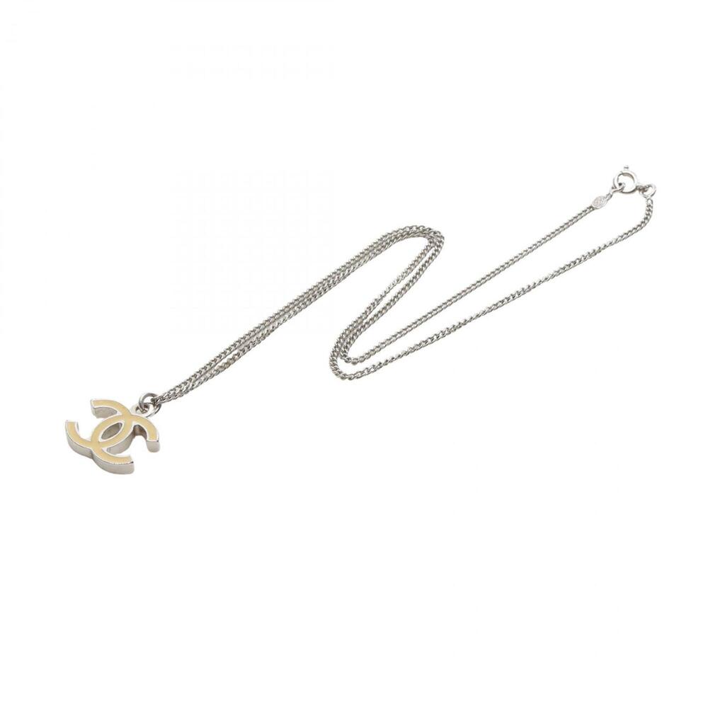 CHANEL Cream Logo Necklace - Picture 2 of 5